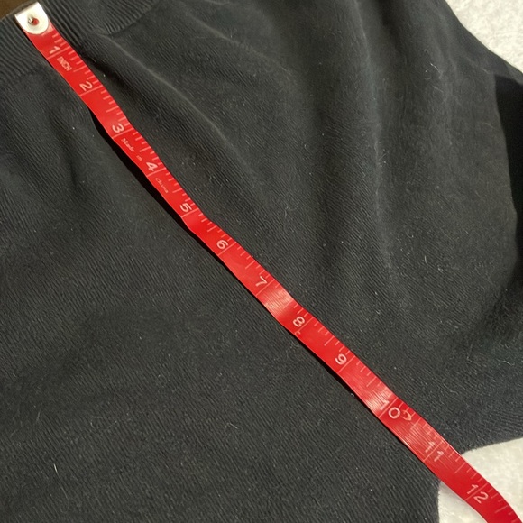 Feathers Maternity Terry Black Pants - Picture 6 of 9